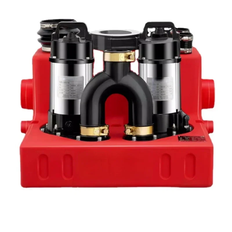 

s# A Water pump villa basement sewage elevator automatic cutting sewage toilet pump sewage lifting station