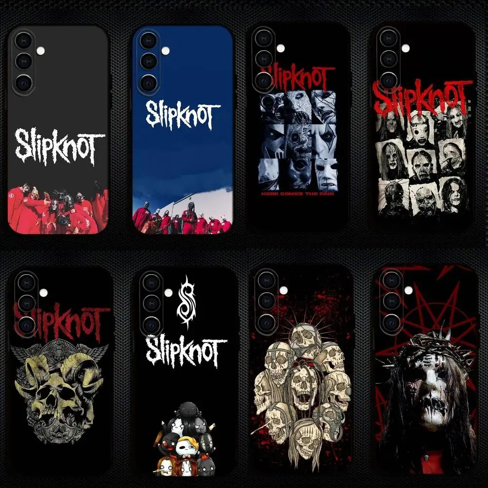 

Band Cool-S-SlipknotS-S Phone Case For Samsung Galaxy A73,A72,A71,A70,A53,A52,A51,Others Soft Black Shell