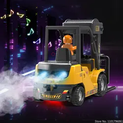 RC Car Remote Control Cars Toys Forklift Truck Cranes Liftable Stunt Car Electric Vehicle for Kids Boys Gift Children Birthday