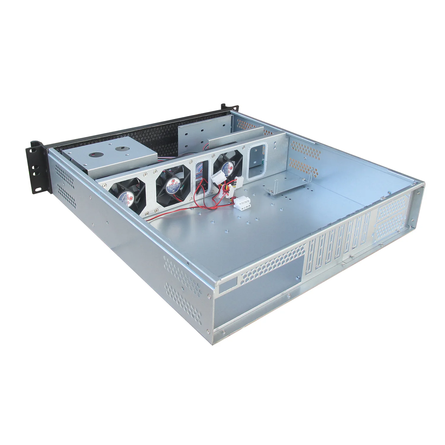 2U rack server chassis 6 standard 3.5 inch hard disk positions suitable for 12 * 10.5 inch and below motherboard empty chassis