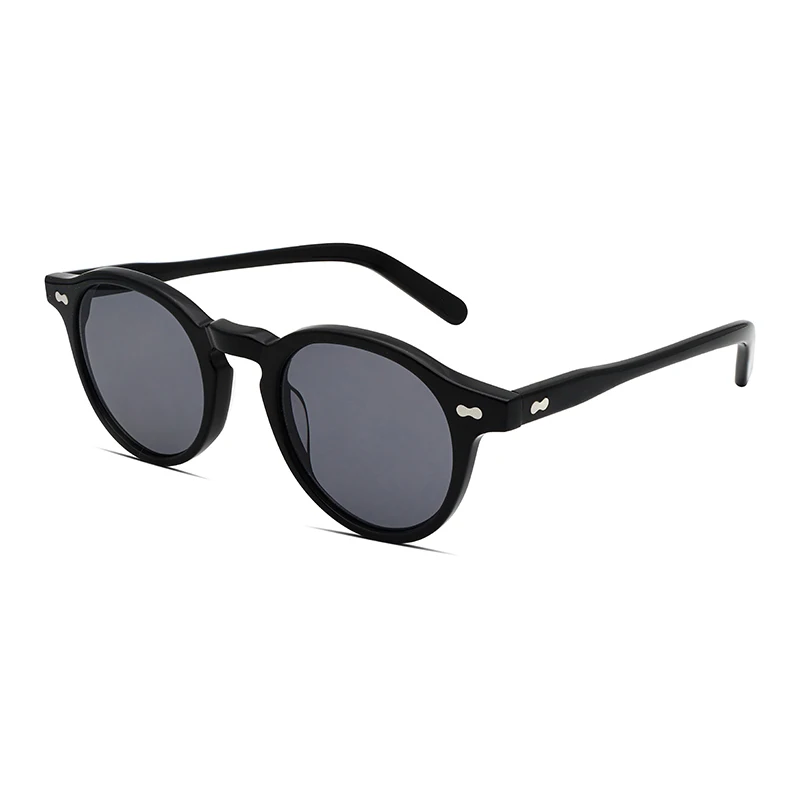 

FocusAid Fashion Retro Art Sunglasses Unisex Luxury Brand Rivet Design Sunglasses High Quality Acetate Material UV400 Nylon Lens