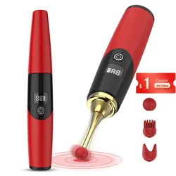 LCD orgasmo penna vibratore 12 modalità vibrazione punto G stimolatore capezzolo clitoride femminile massaggiatore portatile giocattoli adulti del sesso per le donne 18