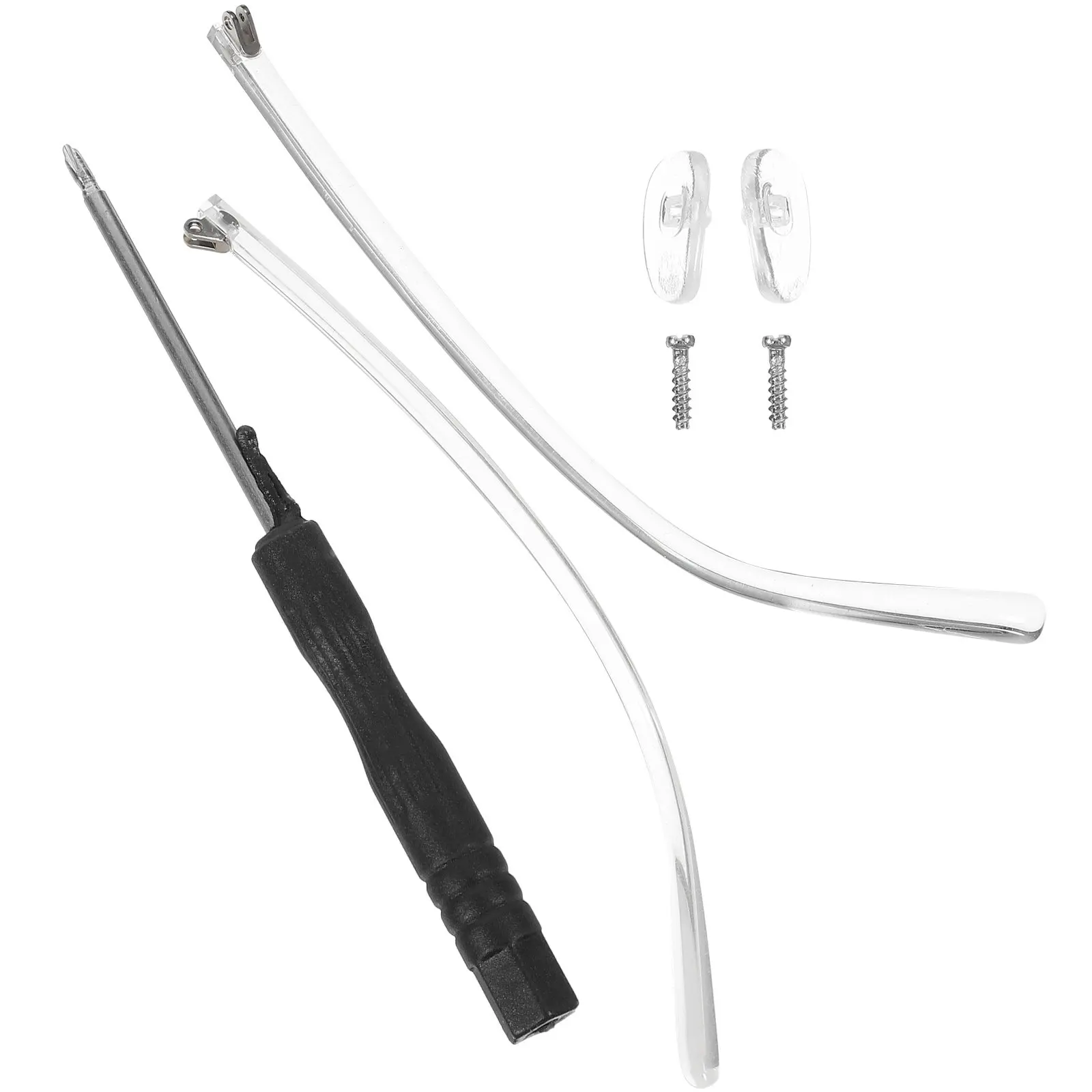 1Pair Glasses Arm Replacement Universal Eyeglasses Temple Comfortable Minimize Ear Pressure Fit Most Glasses Sunglasses Parts