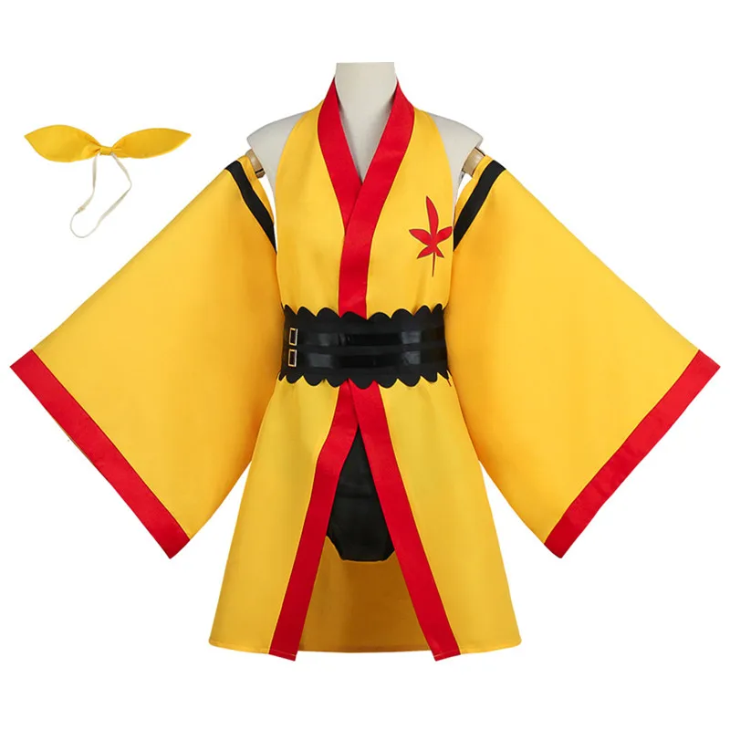 

6 In 1 Manga Edens Zero Homura Kougetsu Cosplay Costume Kimono Women's Uniform Halloween Costume