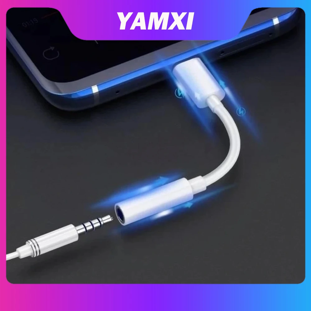 

Адаптер для наушников Type-C на 3,5 мм, аудиокабель с передачей цифрового сигнала для телефона iOS Android