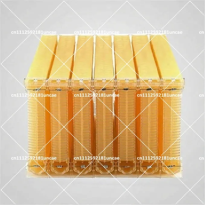 7PCS Plastic Bee Nest Foundation, Self Flowing Honey Collection Box for Beekeeping Supplies