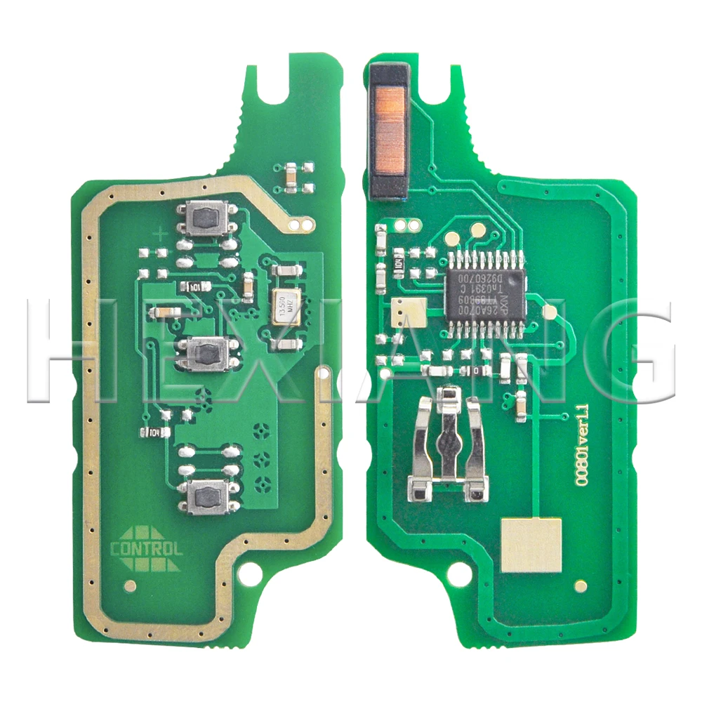 HE Modified CE0523/CE0536 ID46 PCF7941/PCF7961 433ASK/FSK Car Remote Key For Peugeot 207 307 308 408 607 Citroen C1 C2 C3 C4 C5