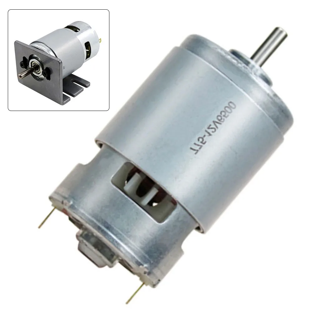 Adjustable Speed Motor 775 DC Motor Forward And Reverse Rotation Heat Dissipation Metal Material Measured Parameters