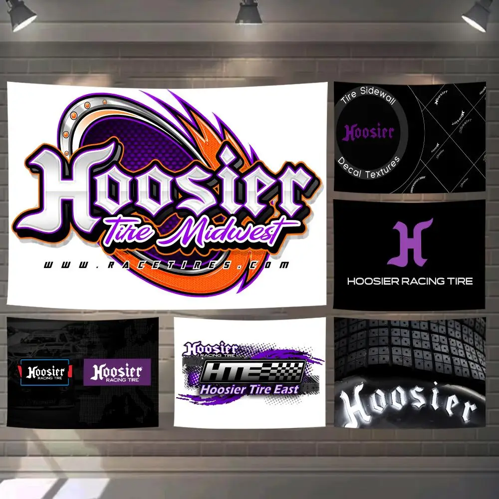 Famous H-Hoosier Racing Flags Wall Hanging Banner for Bedroom, Living Room, Home Decor, Decorative Fabric Tapestry