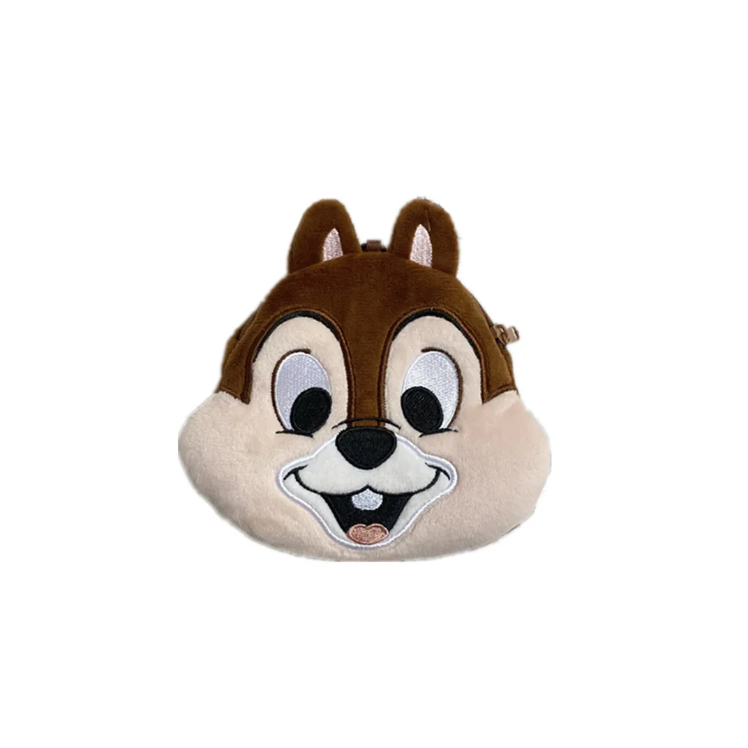 Cute Anime Chip Dale Coin Purse Cartoon Squirrel Chip Dale Bag Mini Wallet Birthday Gifts