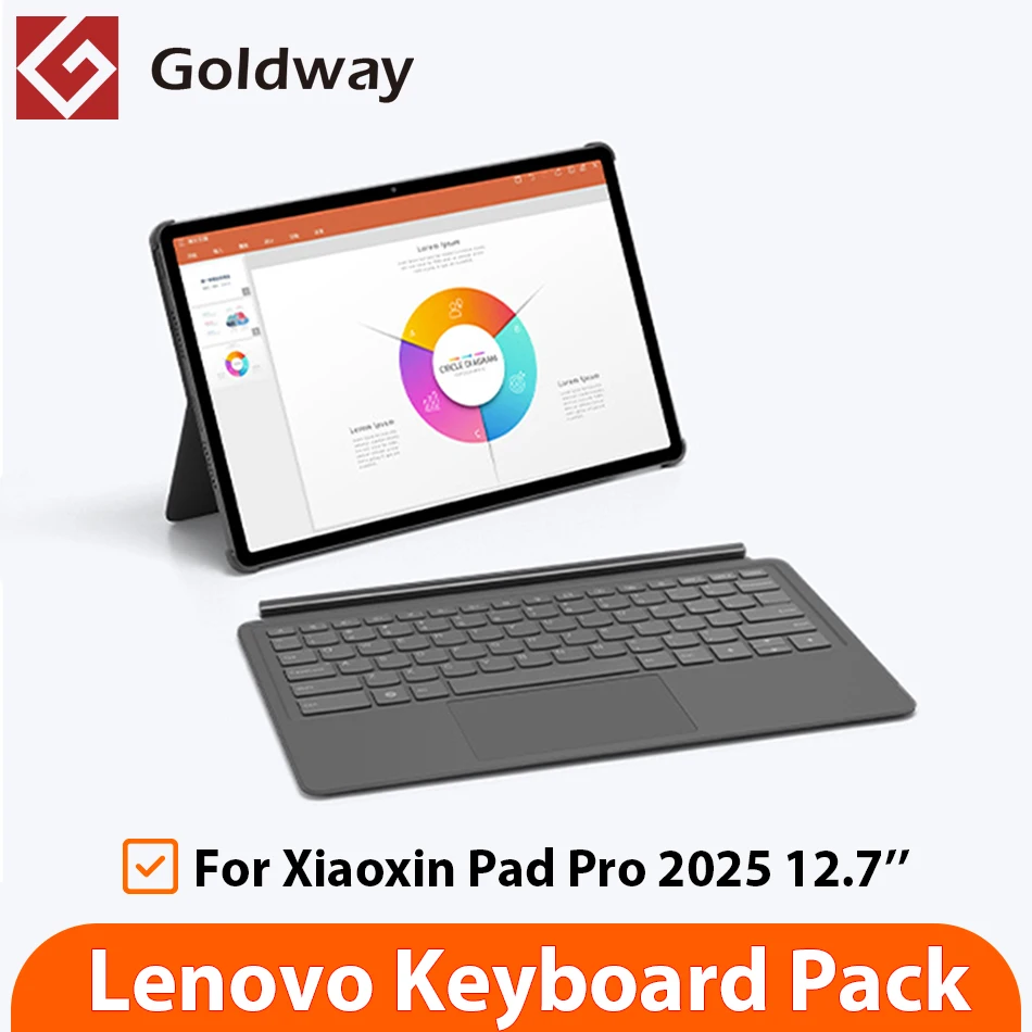 

Original Lenovo Keyboard Bracket Stand For Xiaoxin Pad Pro 2025 12.7'' TB375FC Magnetic Touchpad Tablet Protective Cover