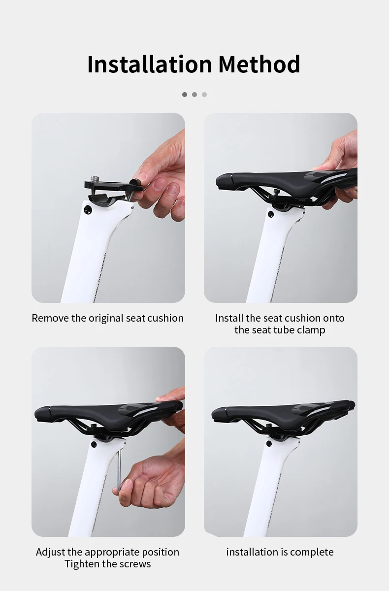 Universeller hohler Fahrradsattel, bequemer, stoßdämpfender Fahrradsitz, rutschfest, verschleißfest, für MTB-Rennradfahren – Detail 11