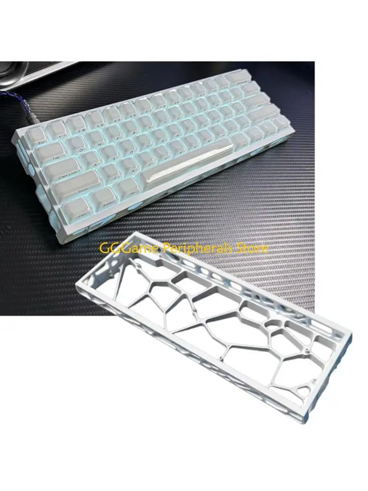 U55B Metal Aluminum Keyboard Case for GH60 GT60 Mechanical Keyboards Heat Dissipation