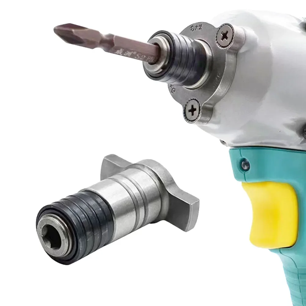 Accessori per alberi per chiavi a percussione elettriche senza spazzole 18V accessorio per trapano elettrico con adattatore femmina esagonale da 1/4''