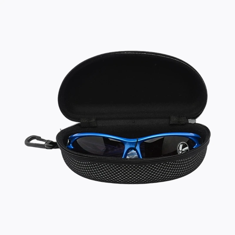 Permanent Protective Case For Cycling Fishing Sunglasses Dense Thin Plan With Slide Ending Clip Hook For Outdoor Sports Storage