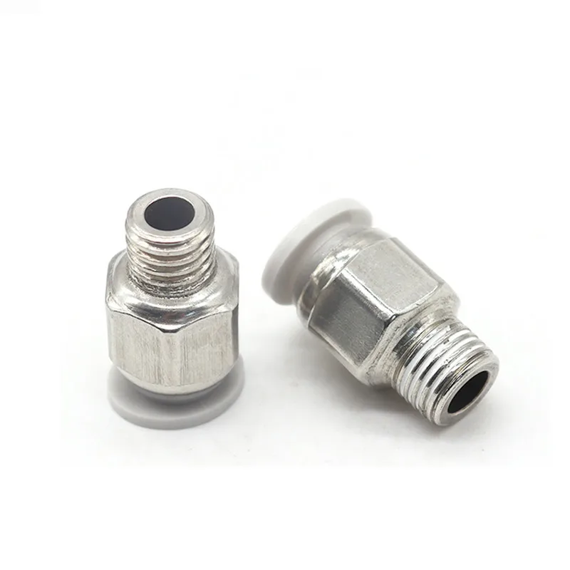 10PCS Nickel-plated quick coupling PC8 / PC10 / P12 stainless steel pneumatic coupling mold quick spout metric imperial coupling