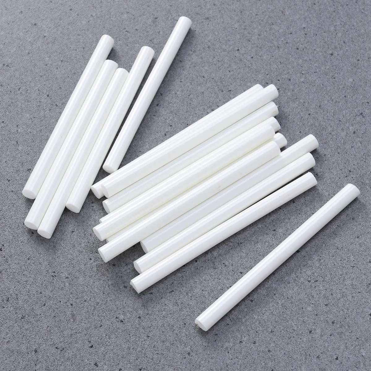 20 pz Colla A Caldo Colla Hot Melt Stick Spiedi Aste Adesive Bianche Per Artigianato Fai Da Te Ornamenti Strumento di Riparazione Durevole Leggero