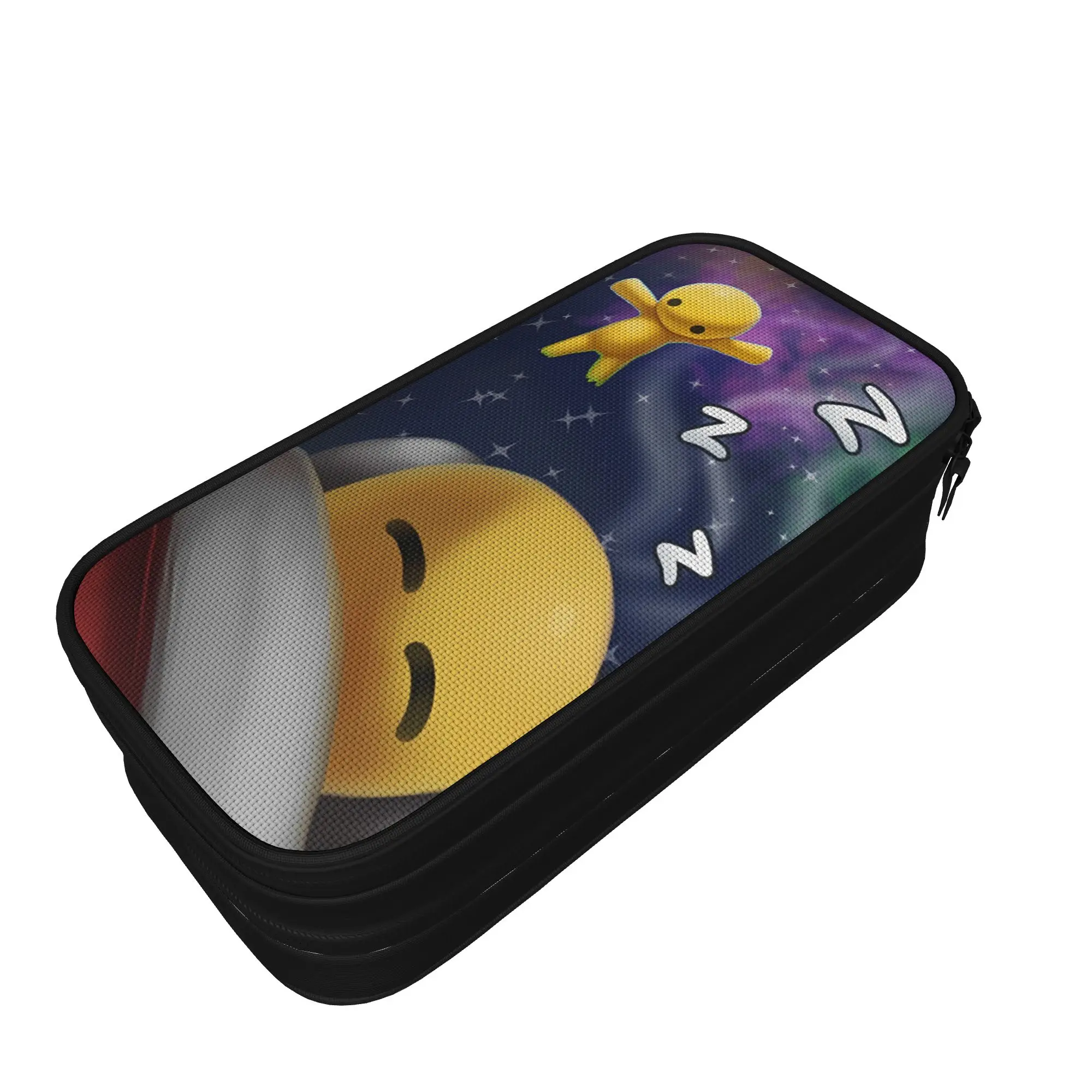Fashion Pencil Case Wobblys Lifes Pencil Pouch Sleeping School Pencil Cases Students Double Layer Graphic School Supplies