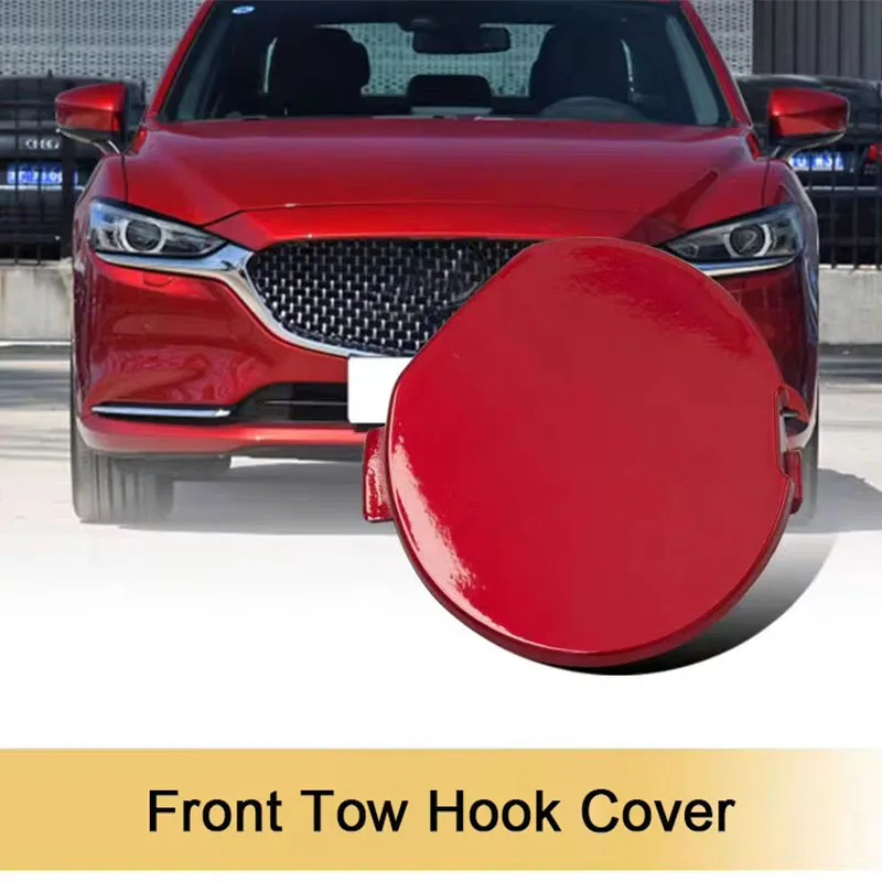 For Mazda 6 Atenza 2020 2021 Car Front Rear Bumper Tow Hook Cover Cap Trailer Hauling Eye Lid