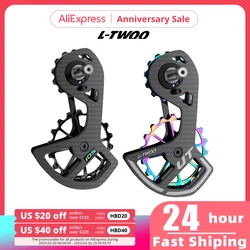 Bike Bicycle Ceramic Bearing Carbon Fiber Jockey Pulley Wheel Set Rear Derailleurs Guide Wheel 11 Speed 34T Ultegra DURA ACE