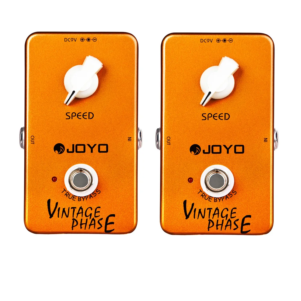 

2Pcs JOYO JF-06 Vintage Phase Electric Guitar Effect Pedal 70's Classic Phaser Sounds with Speed Control Knob Guitar Accessories