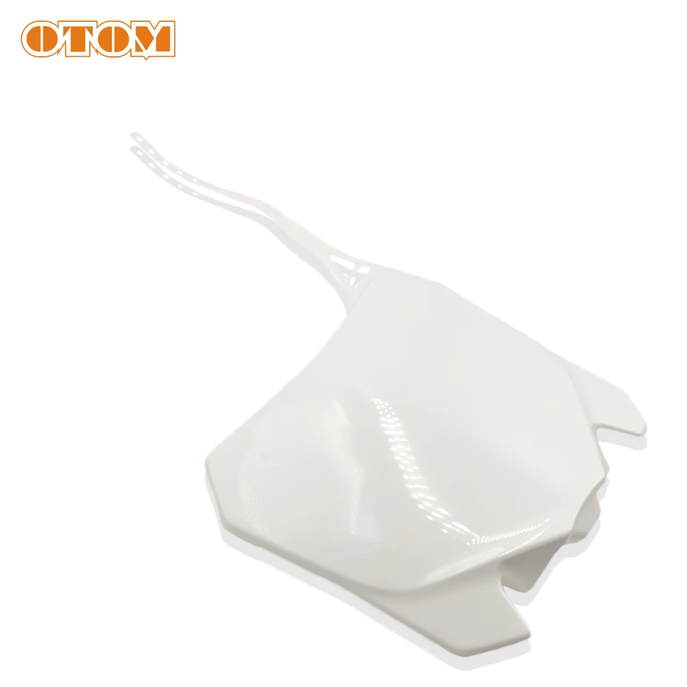 OTOM Motorcycle Number Plate Front Plastic Fender Cover Fairing For HONDA CRF250R CRF450R Motocross Pit Dirt Bike Accessories