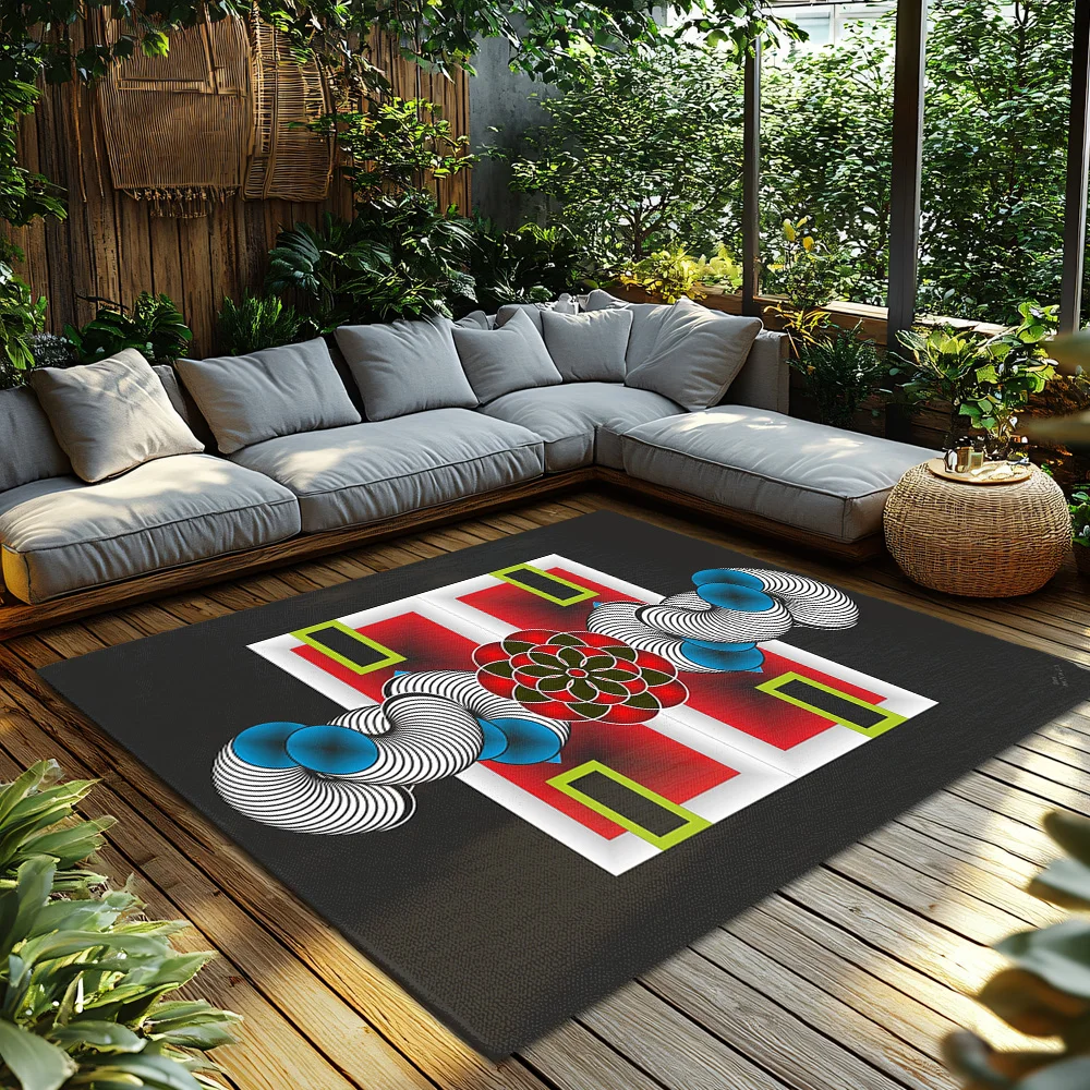 Unique Pattern Floor Mat Washable Non Slip Entrance Rug Modern Abstract Art Home Decor Indoor Outdoor Doormat Stylish Entryway C