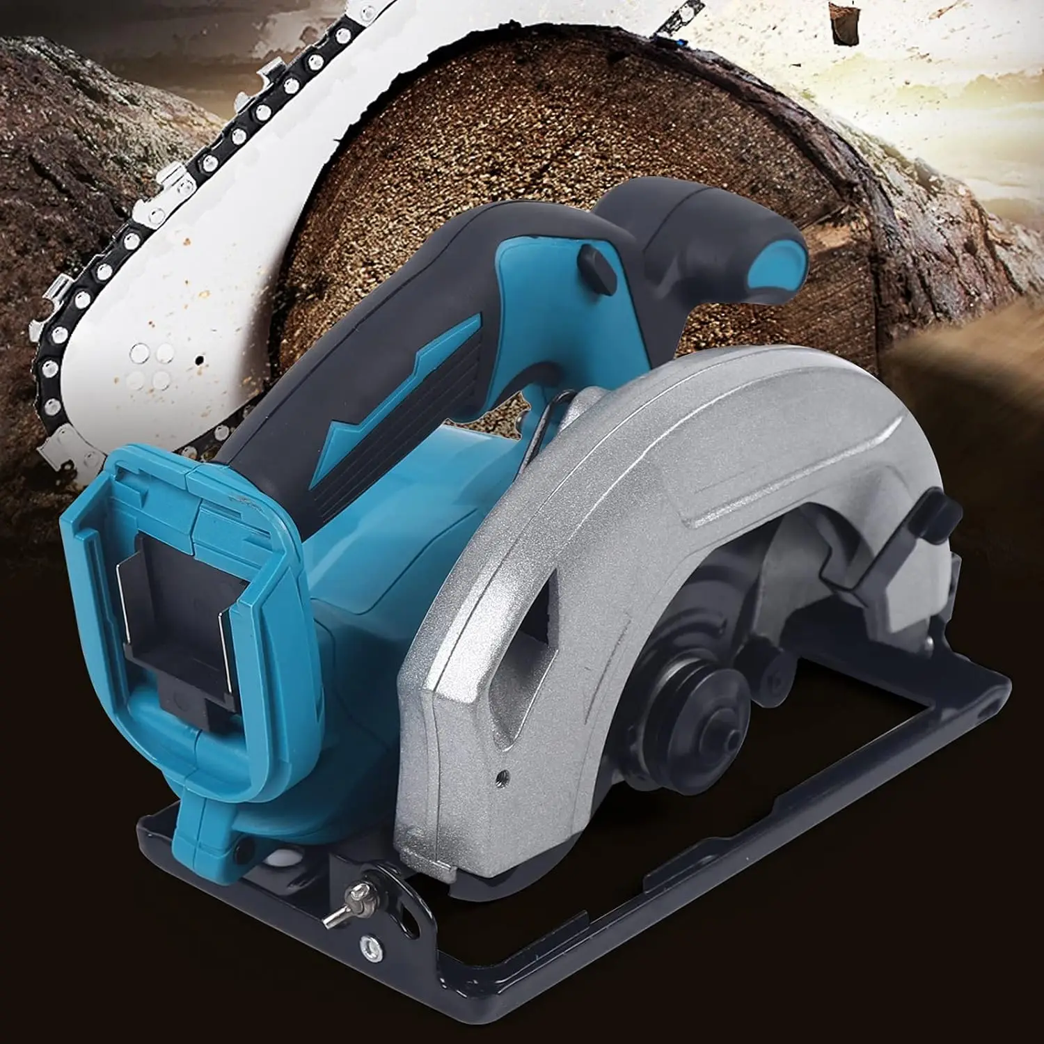 Cordless Circular Saw 1380W 4500URM Designed for Even Precise Cutting Extra Durability Under Harsh Construction Site Conditions