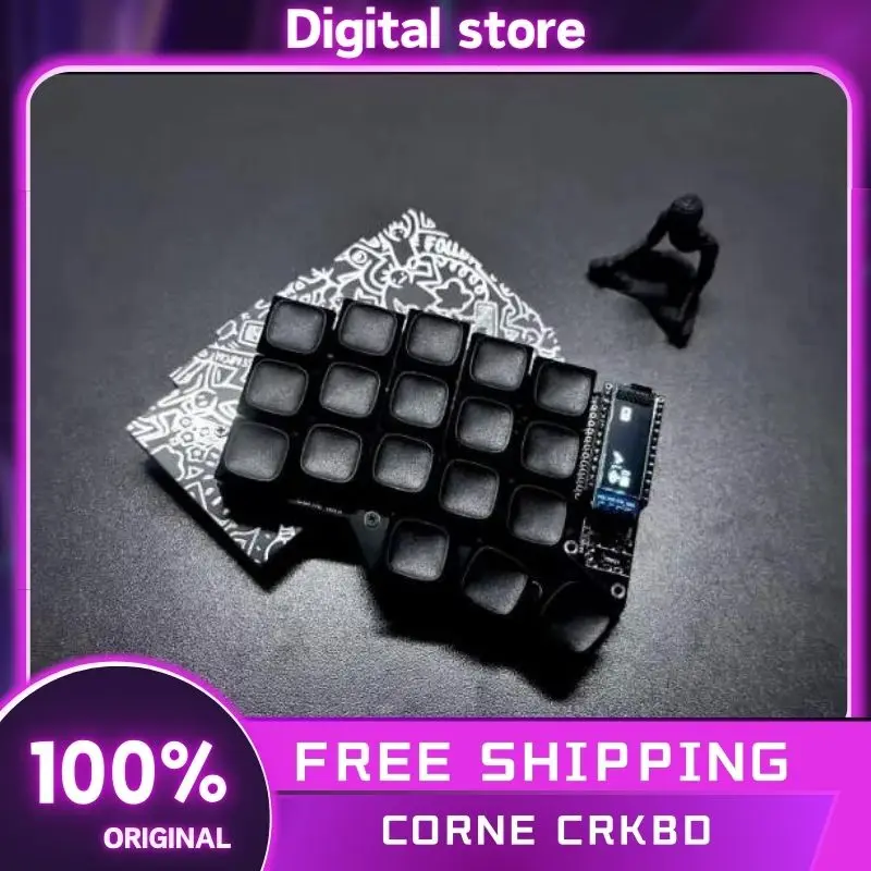 Corne Crkbd Split Mechanical Keyboard Bluetooth Wired Dual Mode HotSwap Keyboard Customized DIY Kaihua Chocolate Low Axis Gift