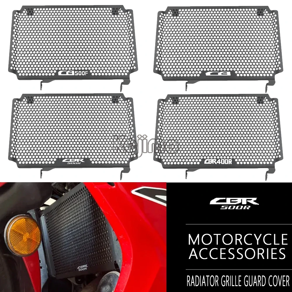 

For Honda CBR500R CBR400R CBR 500R 400R CB500F CB 500F 2016-2023 2024 2025 2026 Motorcycle Radiator Grille Guard Protector Cover