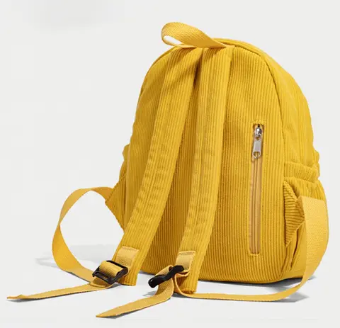 Women's Backpack Japanese Casual Simple Multifunctional Travel Shopping Large Capacity Corduroy Women's Small Backpack