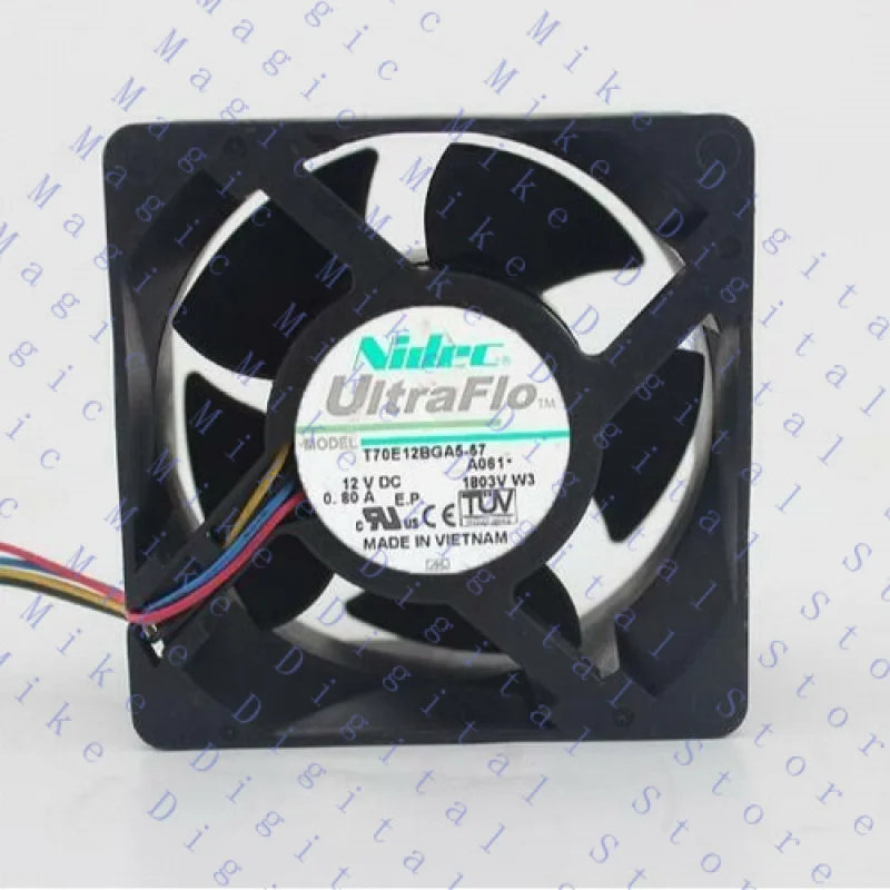 

UU ДЛЯ Nidec 7CM 7038 T70E12BGA5-57 DC 12 В 0,80 А 4 линии ШИМ жестокий охлаждающий вентилятор