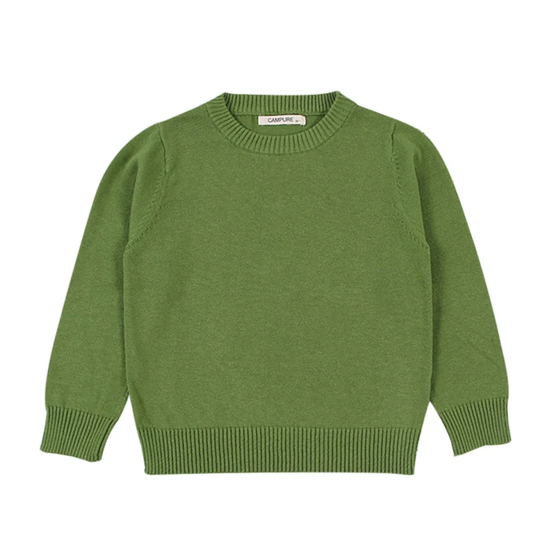Autumn Winter Boys Girls Knit Pullover Children Clothes Cotton Sweatersuit Casual Knitwear Baby Sweater Costume
