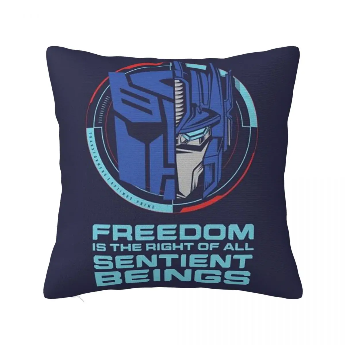 Optimus Prime Square Pillowcase Pillow Cover Polyester Cushion Decor Comfort Throw Pillow for Home Sofa