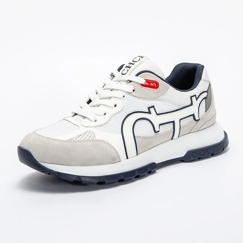 Classic Style Casual Men's Sports Shoes Pure Colour Simple Exquisite Craft Men's Flat Shoes Lightweight and Comfortable