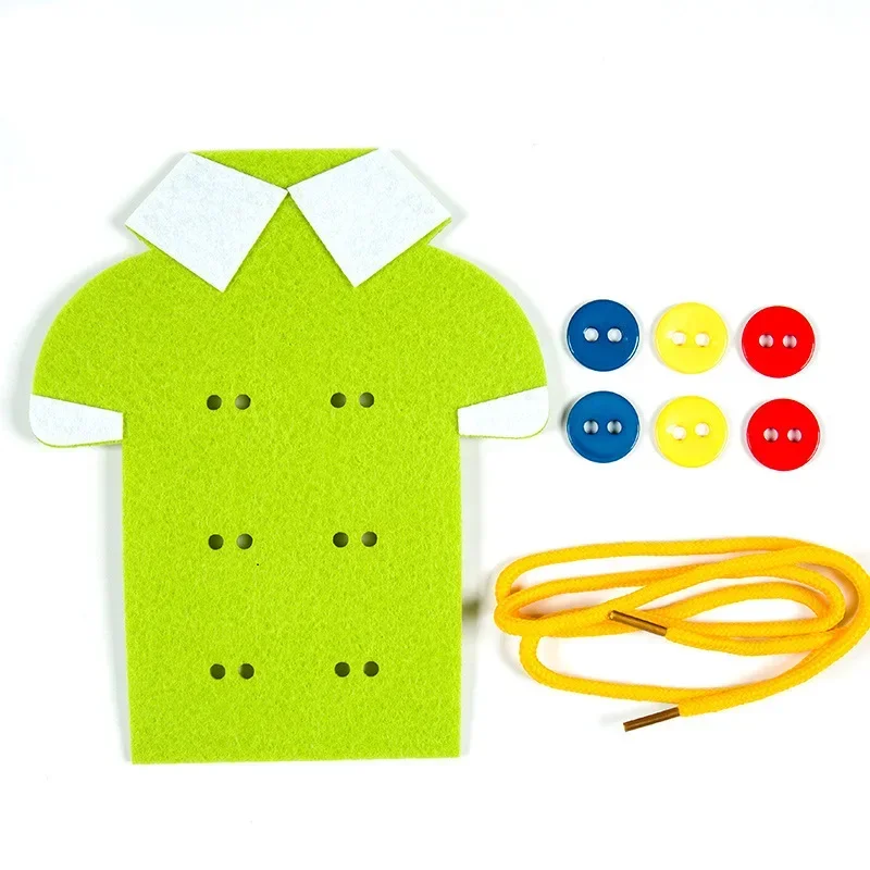 Non-woven Thread Parent-child Interactive Early Education Educational AIDS Kindergarten Handmade Diy Materials for Children Toys