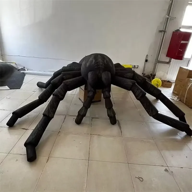 Giant Black Spider Halloween Inflatable Realistic Inflatable Spider