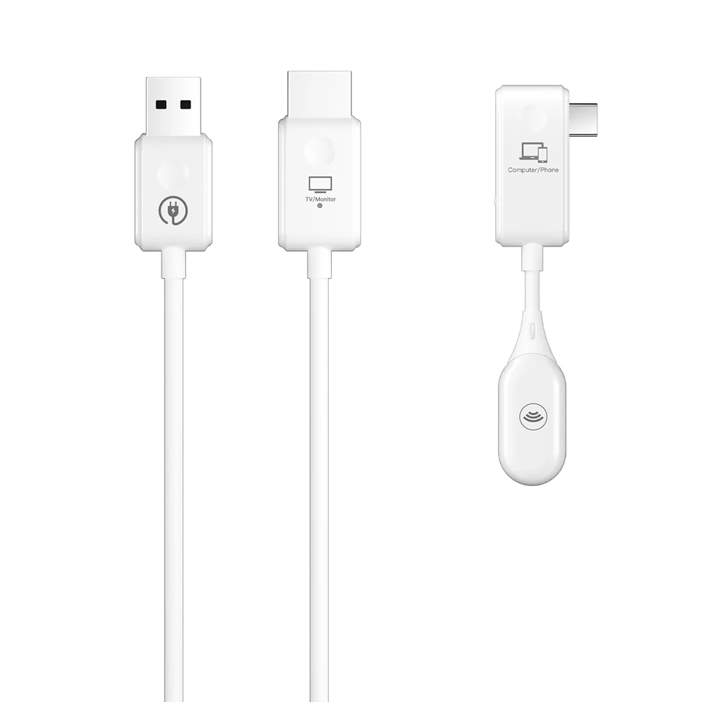 

Проекционный кабель 1080P, USB-адаптер, HDMI-совместимый беспроводной удлинитель Type-C для ТВ-палки, монитора, проектора ПК