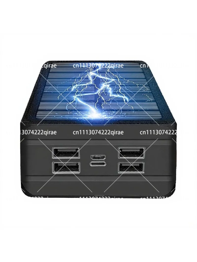 Private Mold 50000 MAh Solar Wireless Power Bank Large Capacity Outdoor with Camping Light Mobile Power Supply Factory