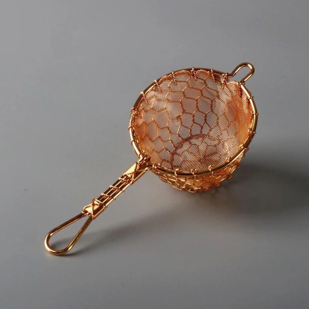 Copper Stainless Steel Wire Mesh Tea Infuser Tea Strainer and Coffee Filter-tool