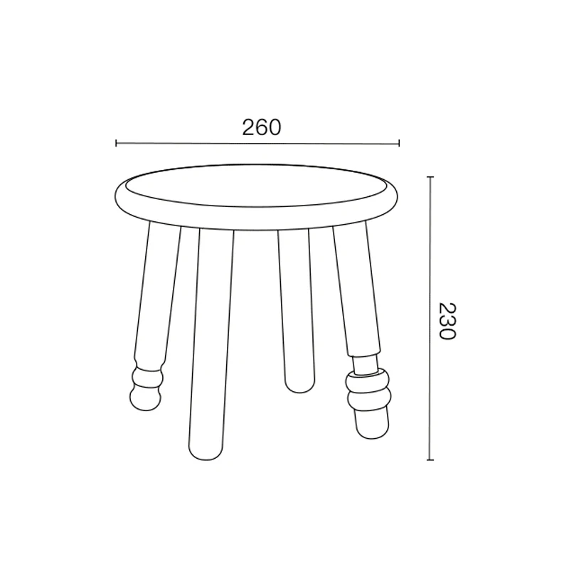гостиная стулья Small Round Stool Nordic Kid Furniture Full Solid Wood Children\'s Hard Maple Backless Chair Shoe Changer Stools