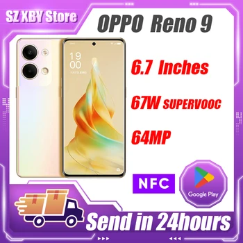 공식 OPPO Reno 9 OPPO Reno 9 5G 6.7 OLED 64MP 카메라, 스냅드래곤 778G 120 Hz 화면 NFC, 신제품 