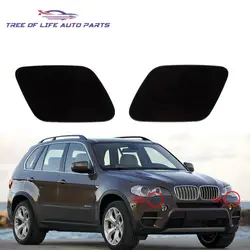 51657199141 51657199142フロントバンパーヘッドライトスプレーノズルジェットカバーキャップbmw X5 E70 E72 2007 2008 2009 2010-2013