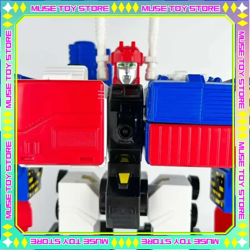 Transformação Metrotitan Azul Metroplex Ko G1 Três Transformações Figuras de Ação Coleção de Presentes de Brinquedo em Estoque