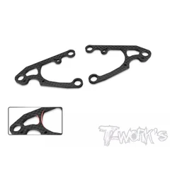 Original T works TE-230-L Carbon fiber Front / Rear Strengthen Lower Arm 2pcs. ( For Mugen MTC-2 )  Professional Rc part
