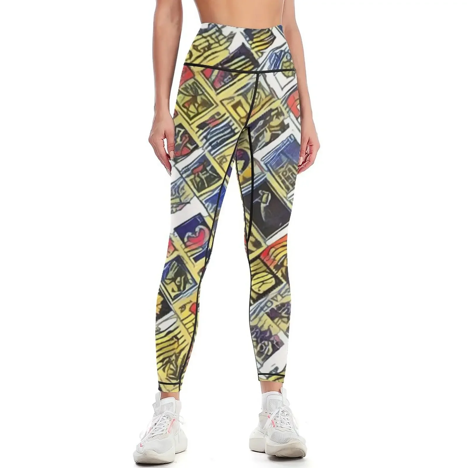 

Ediemagic Postal 2 Leggings harem pants Women's tights gym's clothing Women's high waist Womens Leggings