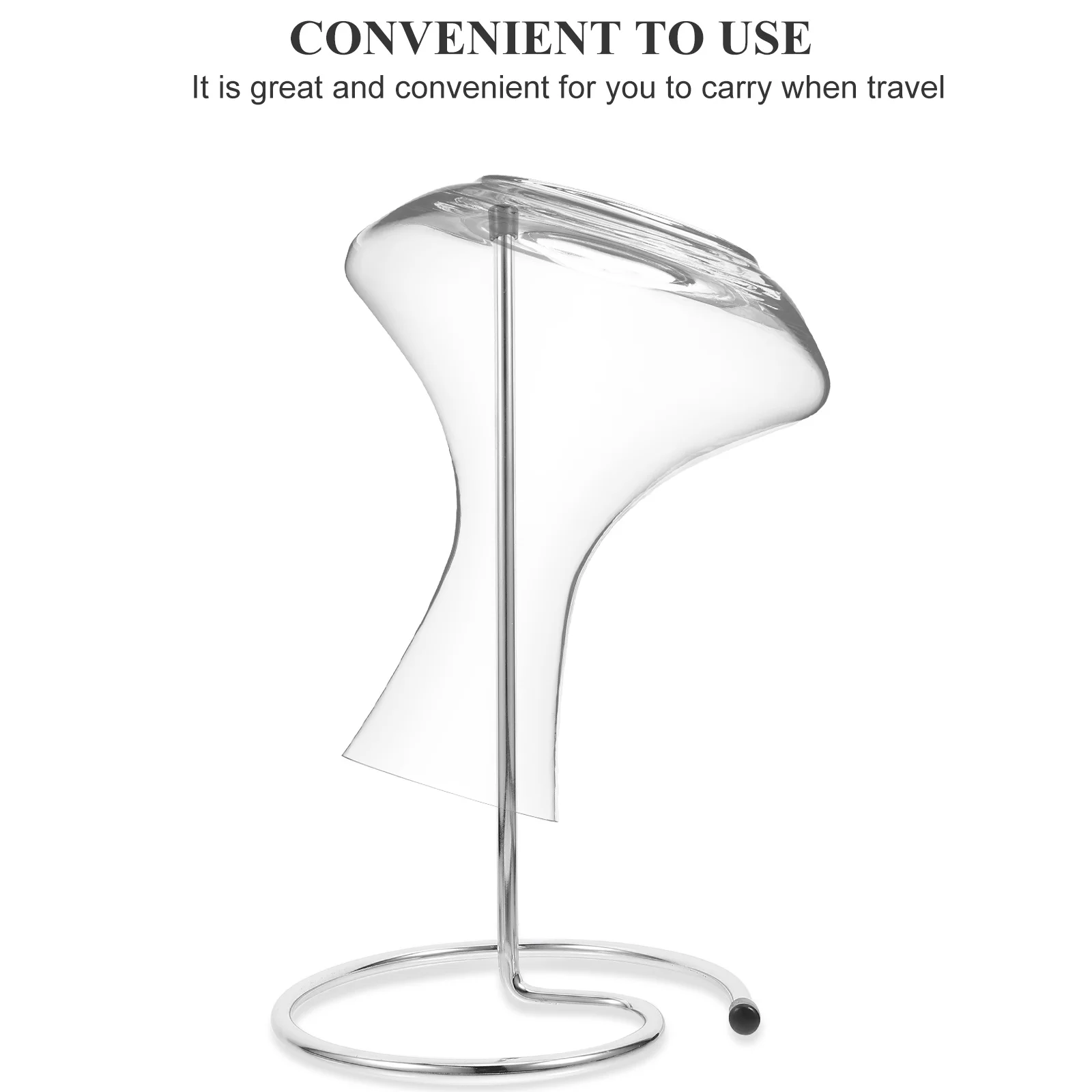 

Wine Decanter Drying Rack Space Saving Countertop Stand For Glass Crystal Bottles Barware Organizer Holder For Home Bar