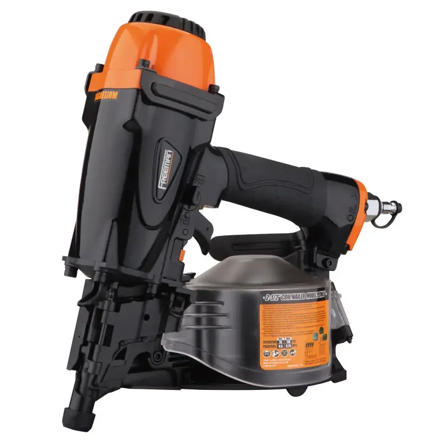 

Freeman Magnesium CN65 15 degree 2-1/2'' Pneumatic Coil Framing Nailer 65mm Air Siding Nail Gun for Wood