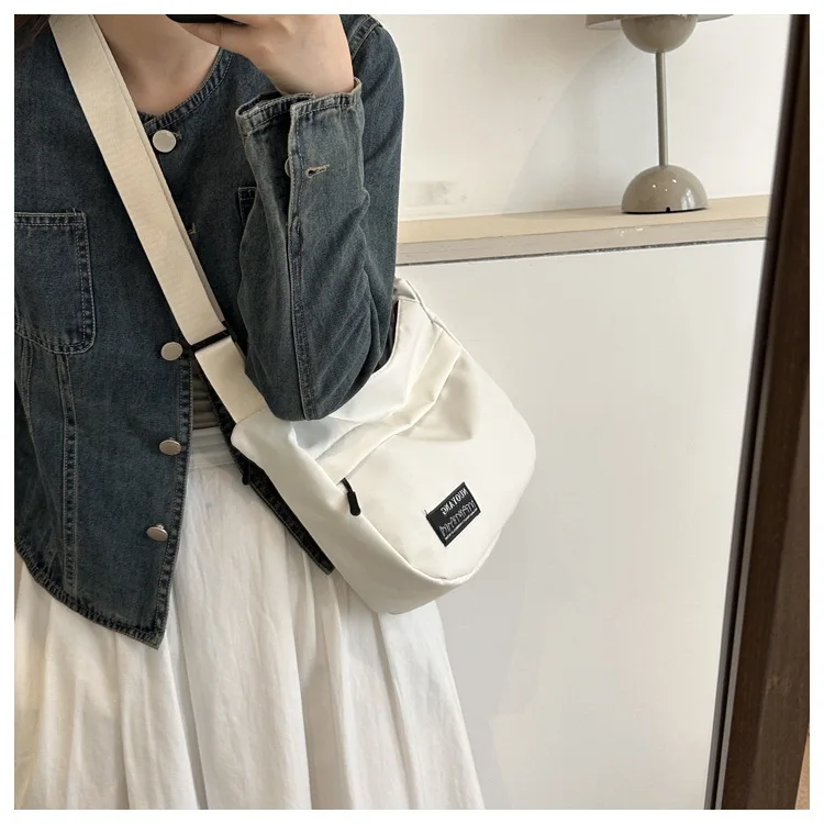 

Waterproof Oxford women's bag with one shoulder armpit bag net red hand carry square crossbody bag