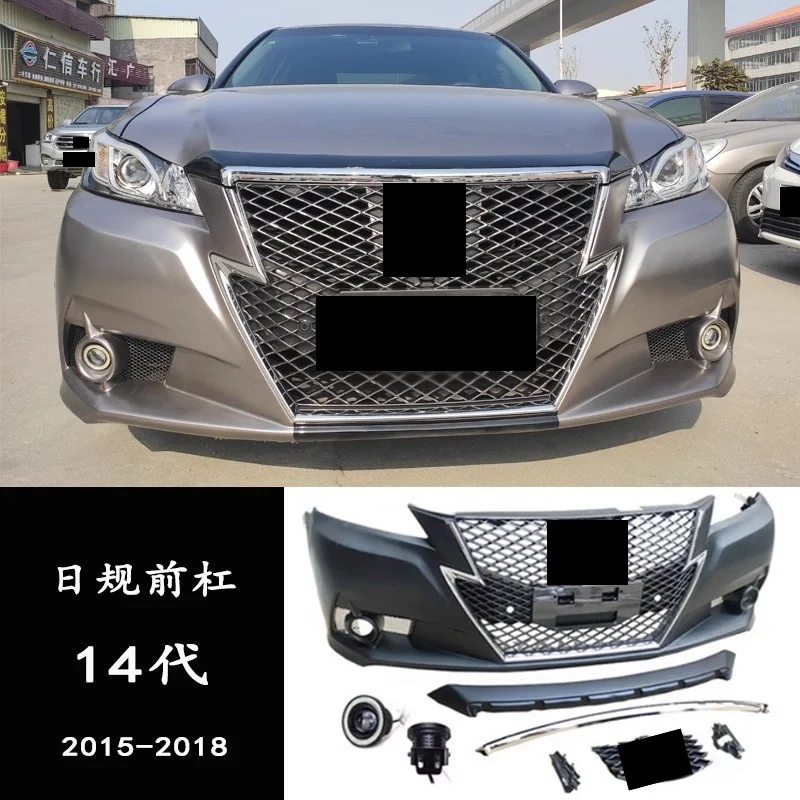 

Unpainted Car Front bumper Assembly for Toyota crown Vellfire 14th 13th 13.5th 2010-2018 Japanese standard